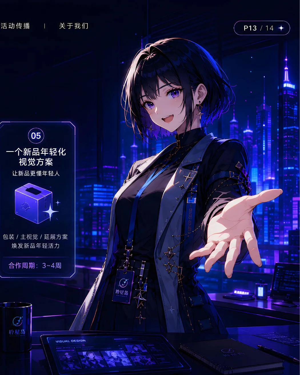 聆星岛角色铃邀请开始合作
