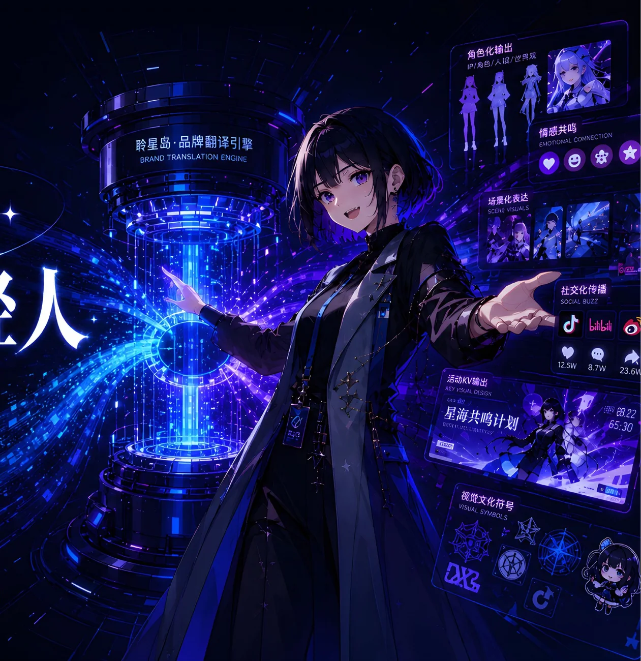 聆星岛品牌翻译引擎与品牌角色铃